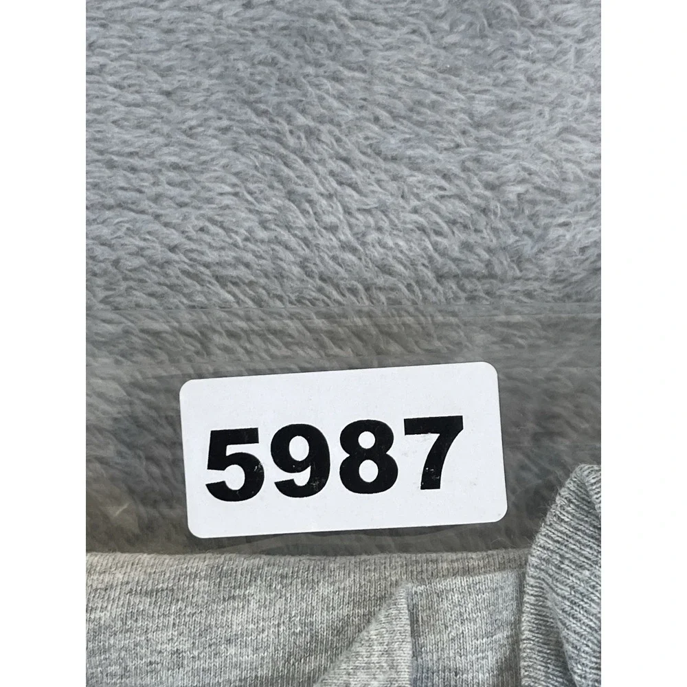 Nike Sportswear Shirt Mens Medium Gray Blank Logo Crew Neck Short Sleeve‎ Tee